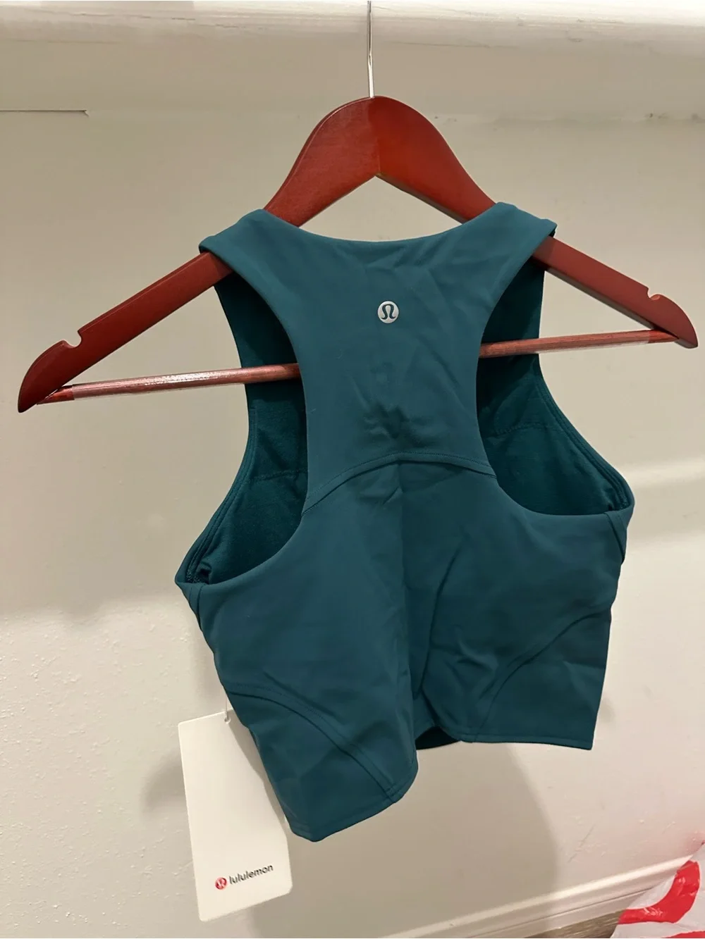 lululemon athletica Teal Crop Tank Top